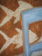 Blue Chair, Red Apples - Original Art