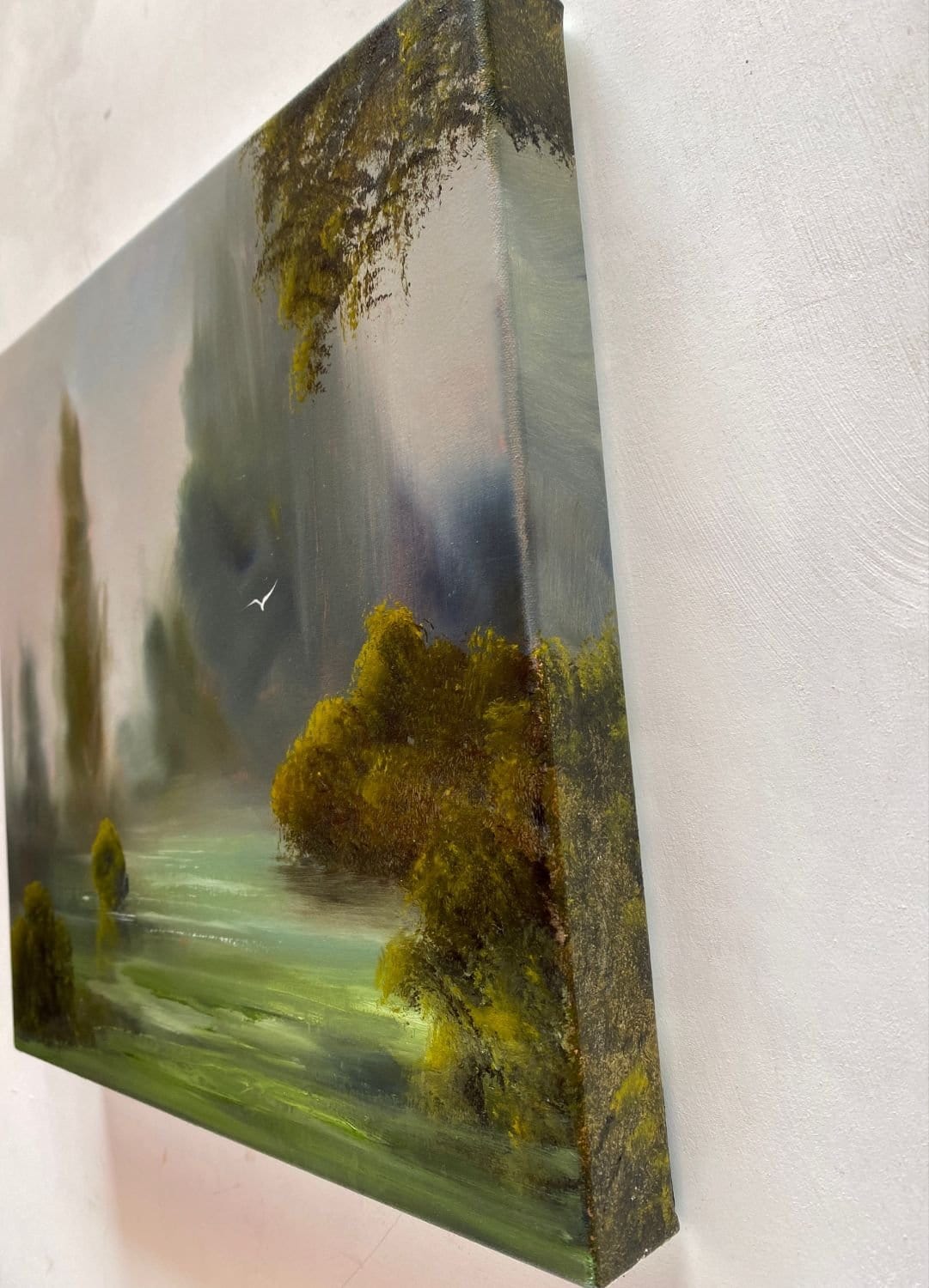 Mist Across The Lake - Original Art