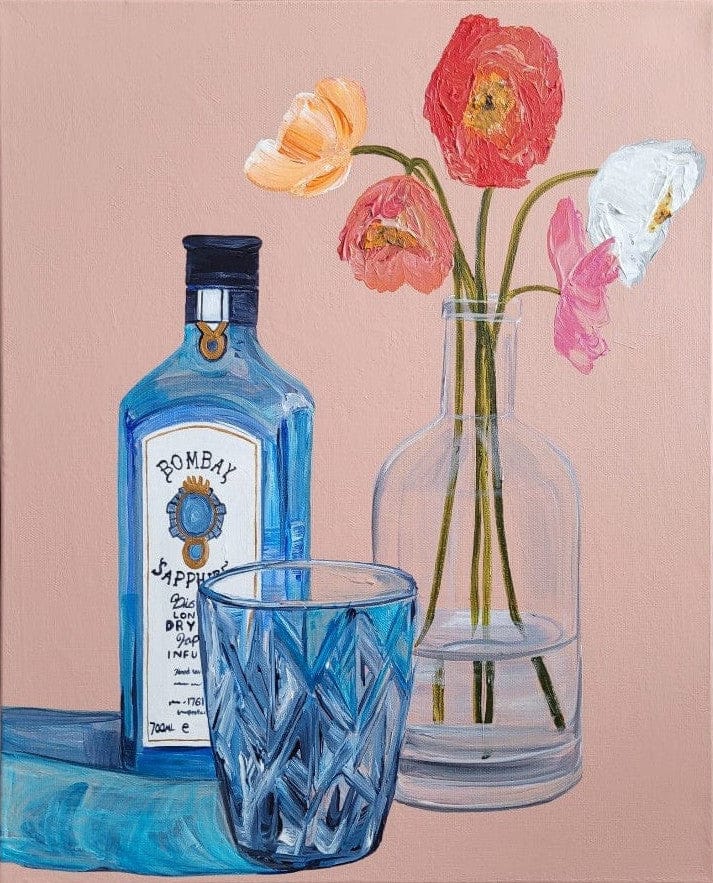 Gin And Poppies - Original Art