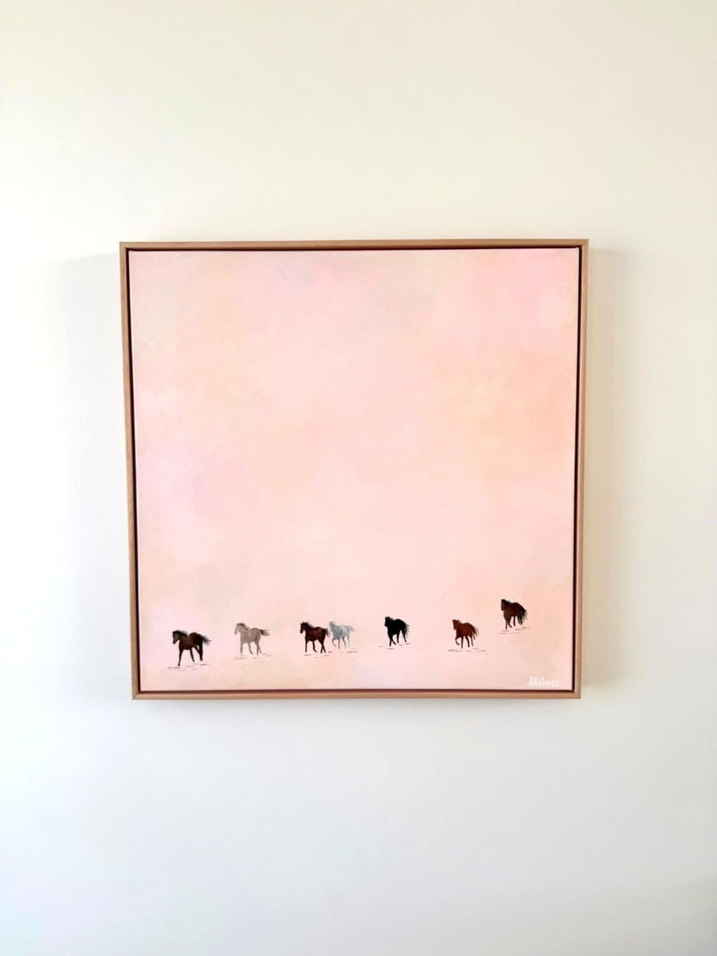 On The Subject Of Neighs - Original Art-Original Art-Alli Geers-Greenhouse Interiors Pty Ltd