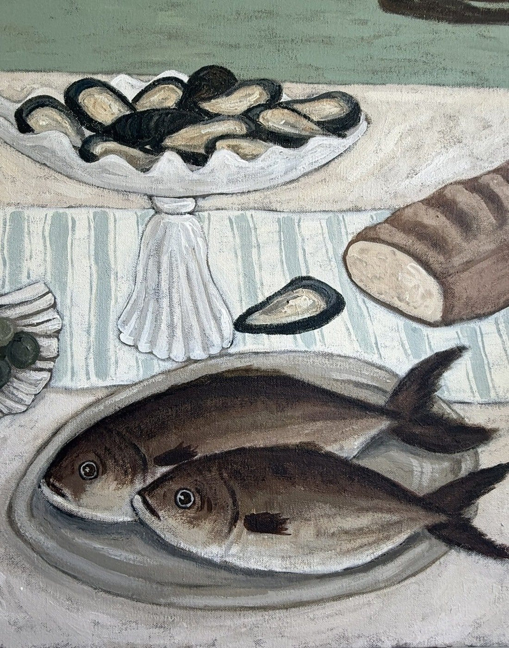 The Sirens Table - Lunch - Original Art-Original Art-Aleisha Hobson-Greenhouse Interiors Pty Ltd