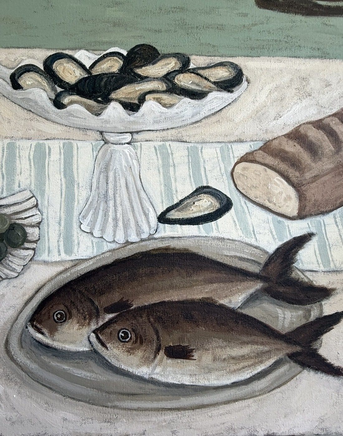 The Sirens Table - Lunch - Original Art-Original Art-Aleisha Hobson-Greenhouse Interiors Pty Ltd
