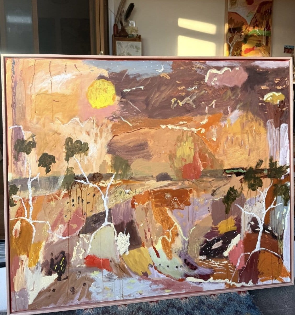 Sacral Storm - Original Artwork-Original Art-Greta Hounslow-Greenhouse Interiors Pty Ltd