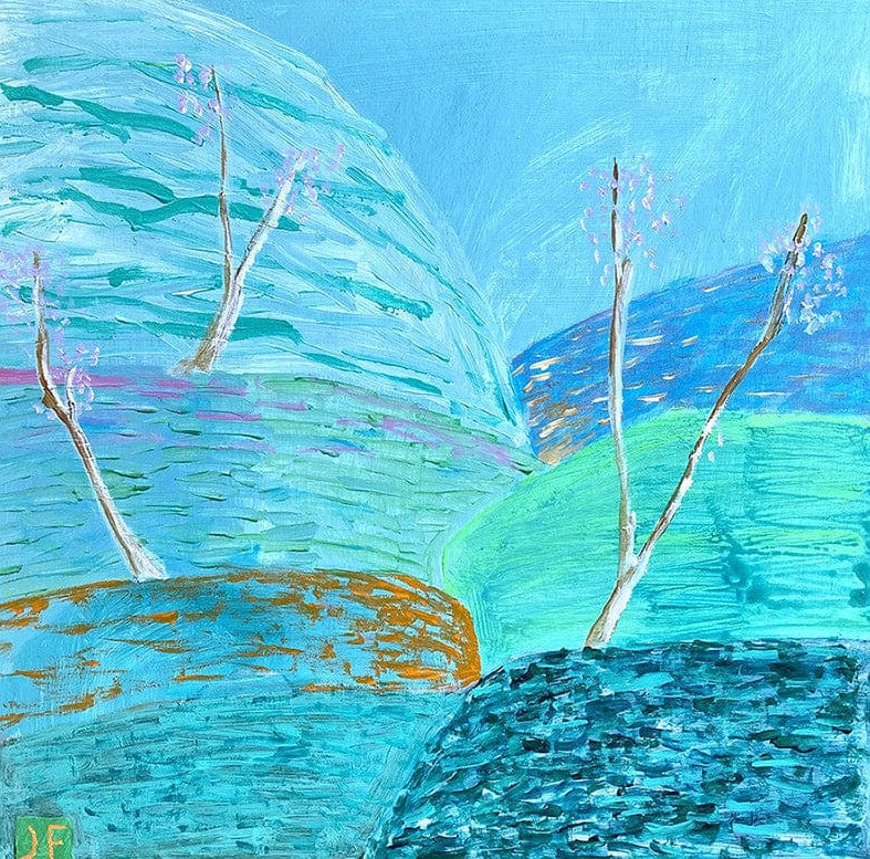 Green Peaks 01 - Original Painting