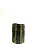 Short Crush Vase 'Oriental Grass Stripe'