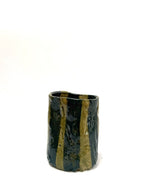 Short Crush Vase 'Oriental Grass Stripe'