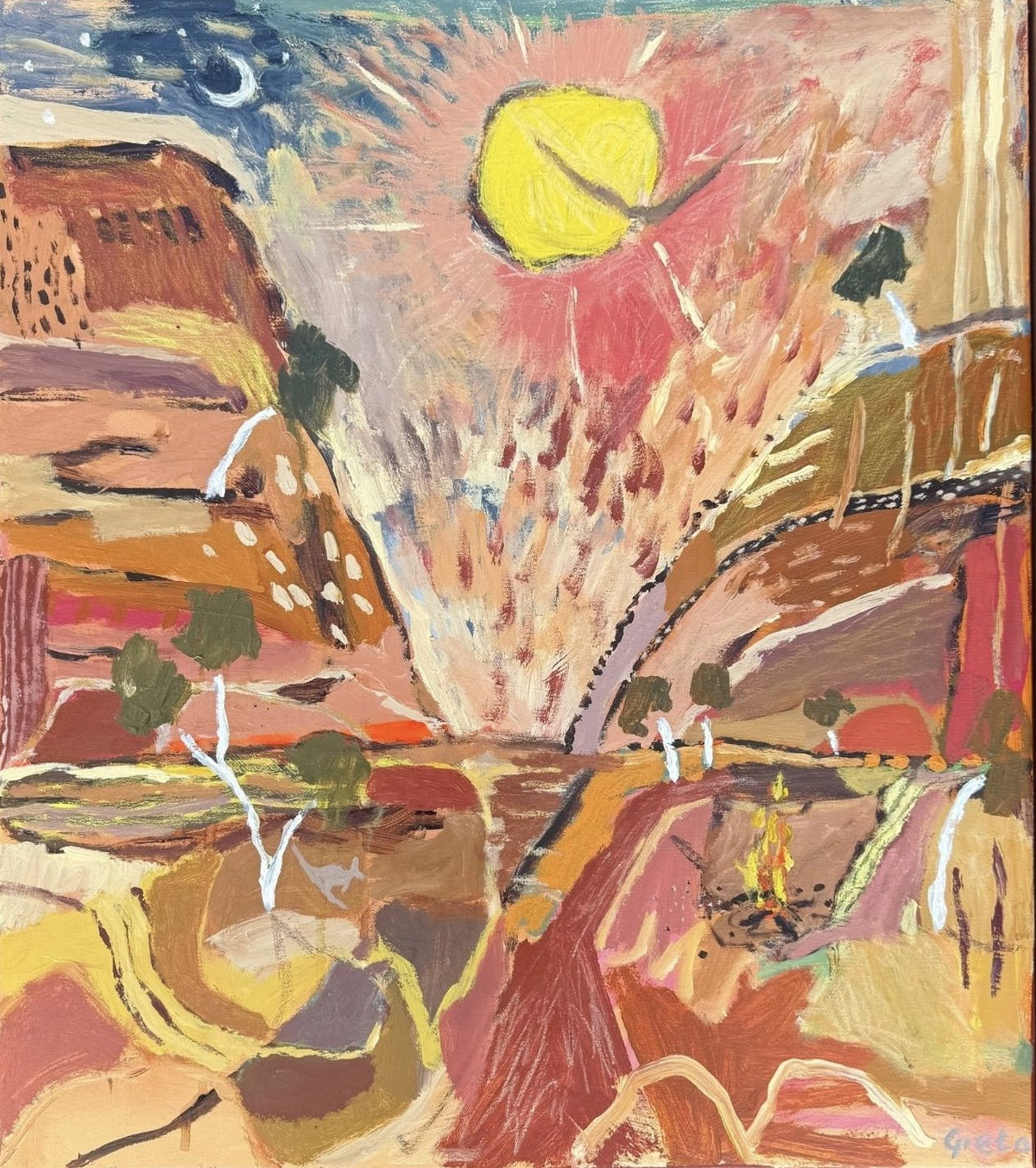 Simpson’s Gap, Dry Season  - Original Artwork