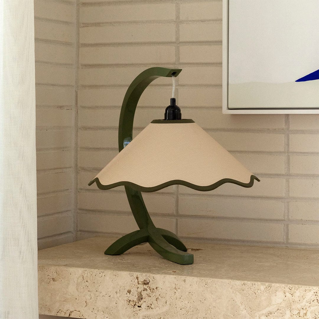 Kira Table Lamp - Sage &amp; Pearl