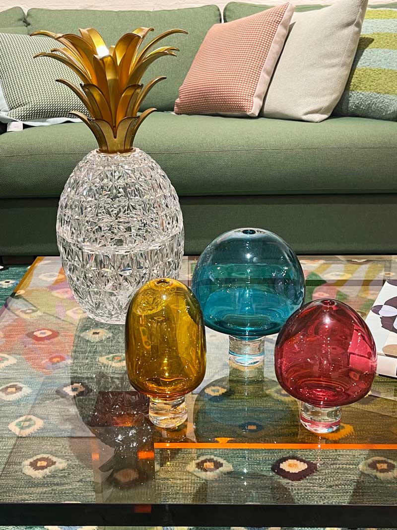 Mario Luca Giusti Melissa Pineapple Cutlery & Ice Holder - Clear
