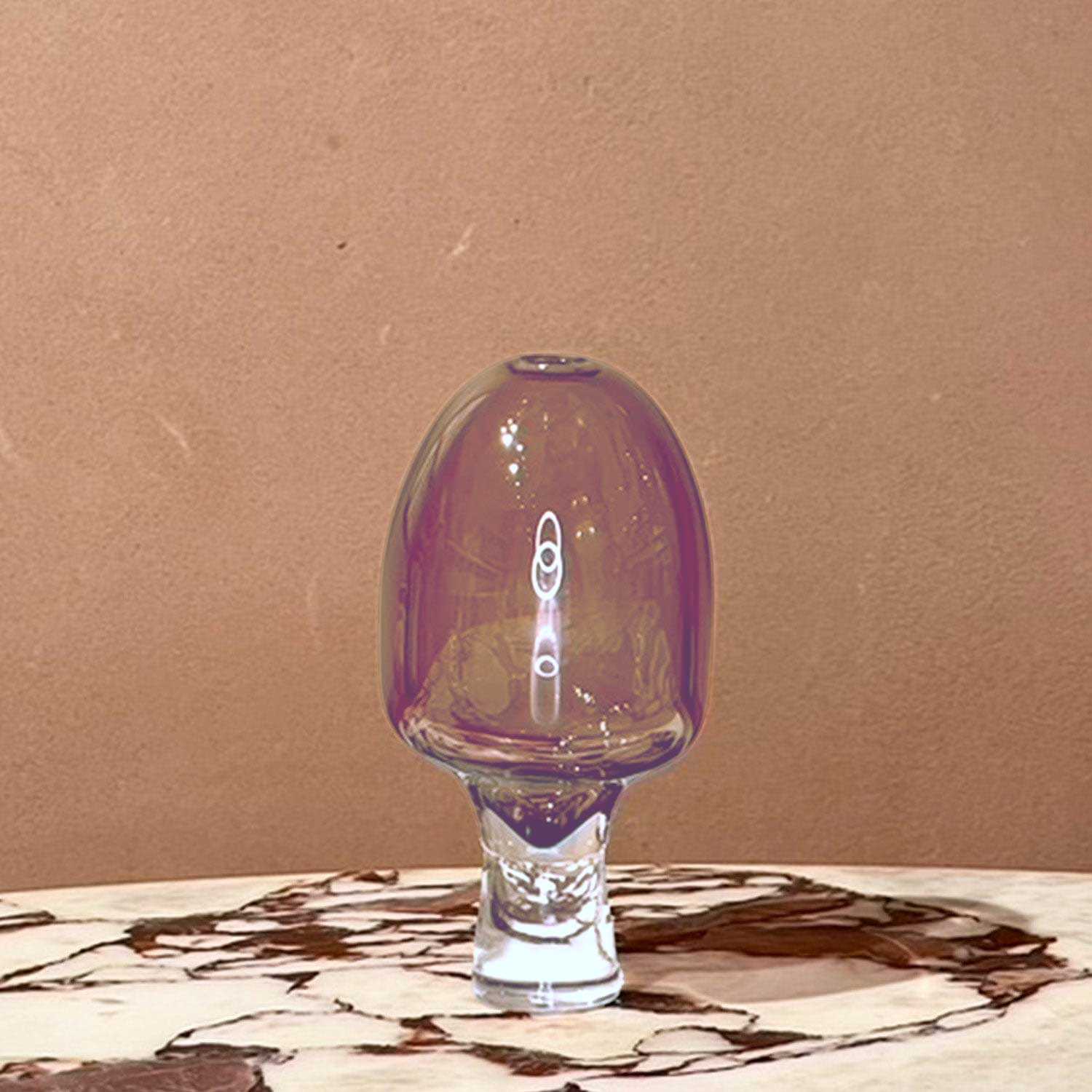 Yumemiru Glass Vessel Small - Amber III