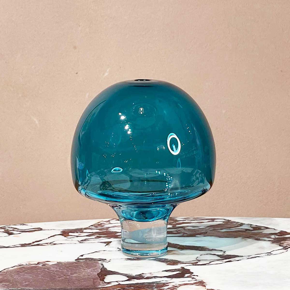 Yumemiru Glass Vessel Large - Blue