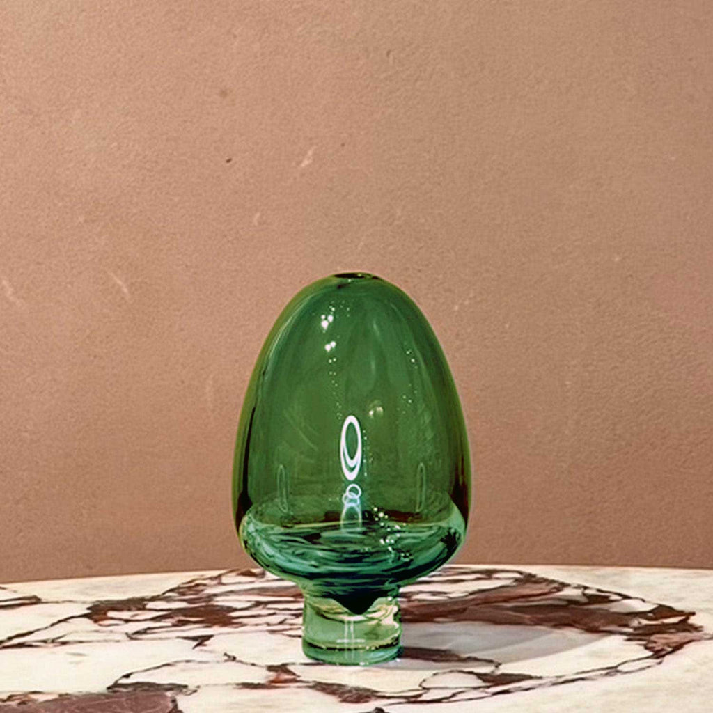 Yumemiru Glass Vessel Medium - Green