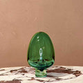 Yumemiru Glass Vessel Medium - Green-Ceramics-HotHaus-Greenhouse Interiors Pty Ltd