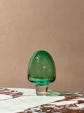 Yumemiru Glass Vessel Small - Green-Ceramics-HotHaus-Greenhouse Interiors Pty Ltd