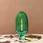 Yumemiru Glass Vessel Tall - Green