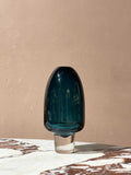 Yumemiru Glass Vessel Small - Ink Blue-Ceramics-HotHaus-Greenhouse Interiors Pty Ltd