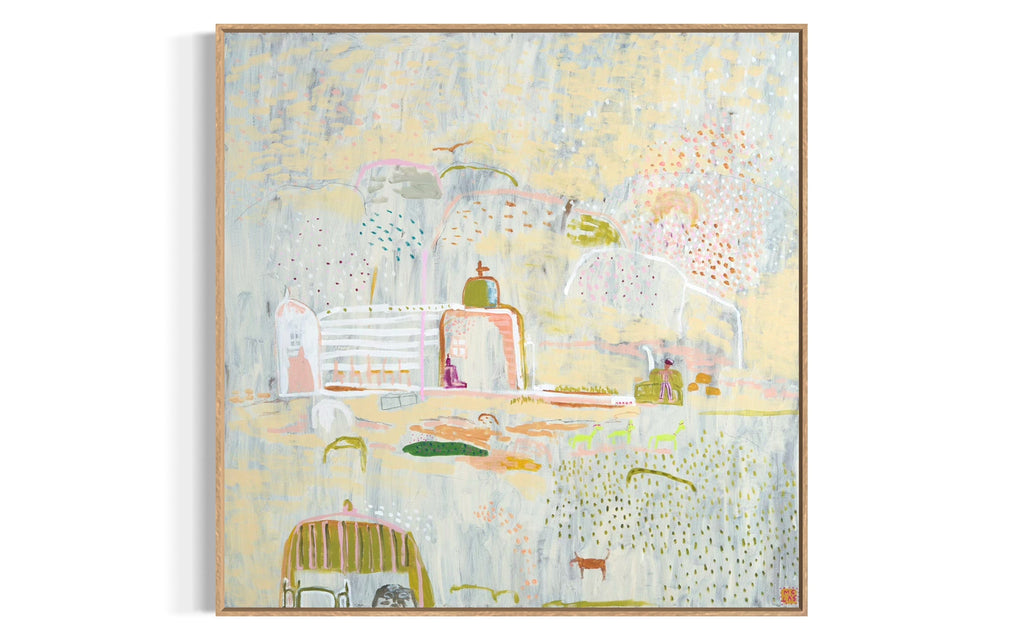 The Spanish Wedding - Original Painting-Original Art-Little Anvil Studios-Greenhouse Interiors Pty Ltd