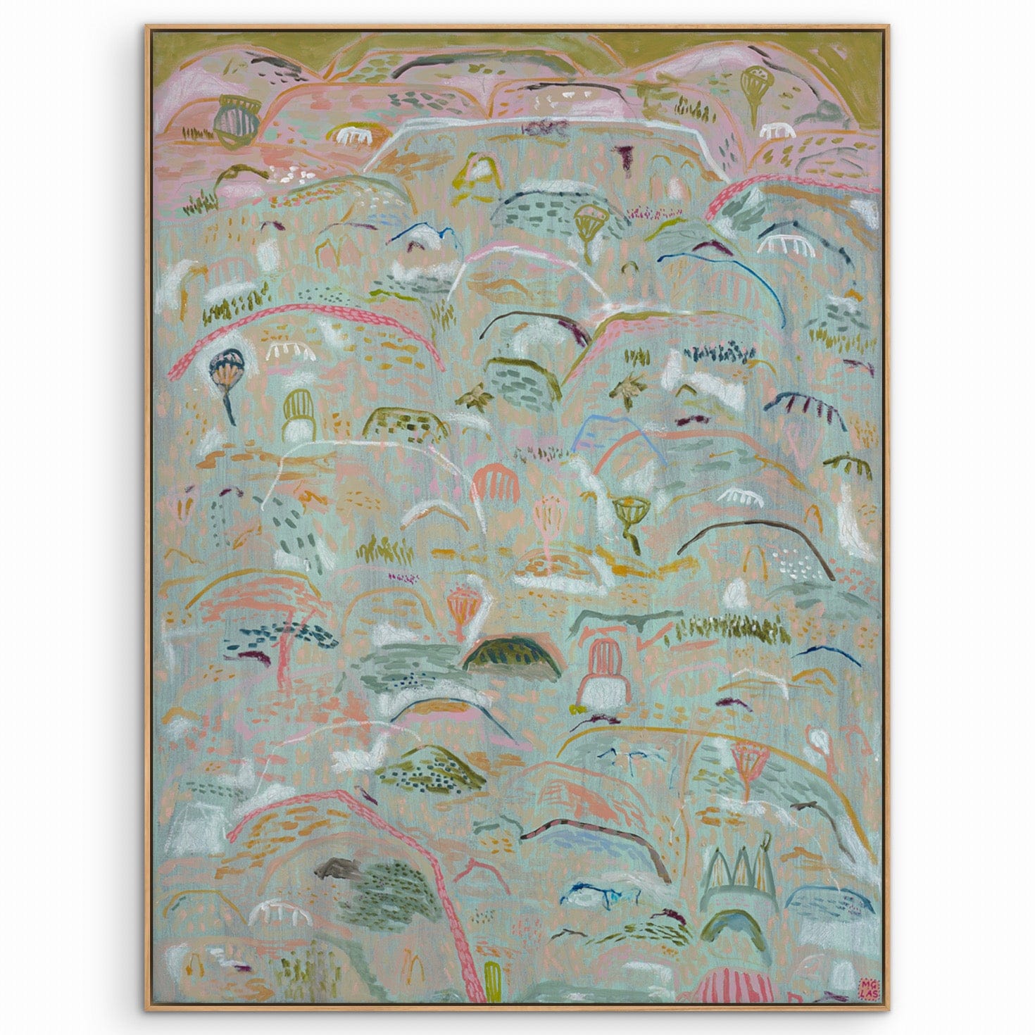 Proteas In Welsh Village - Limited Edition Print