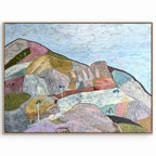 Wes Climbs The Mountain In Yellow Sneakers - Original Painting