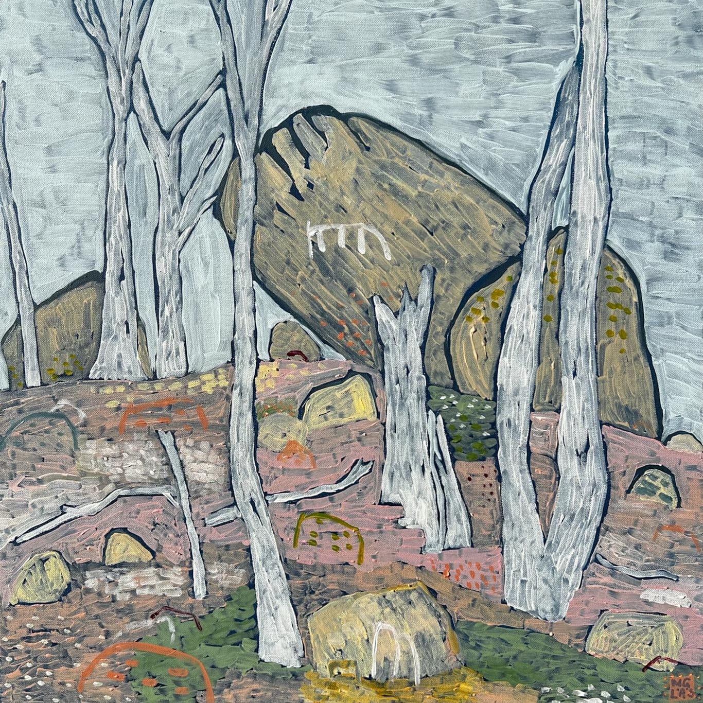 Sunshine Walks With Milo - Original Painting