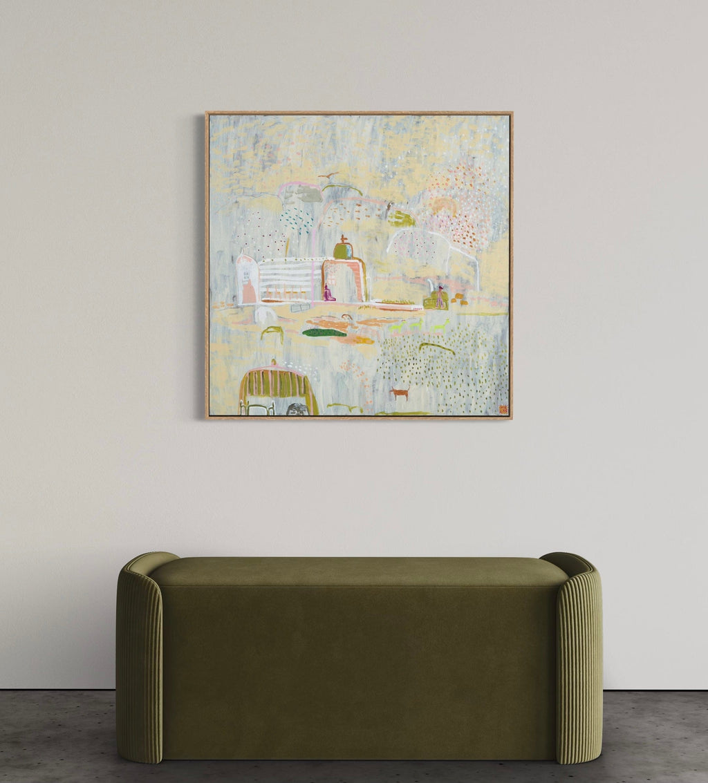 The Spanish Wedding - Original Painting-Original Art-Little Anvil Studios-Greenhouse Interiors Pty Ltd