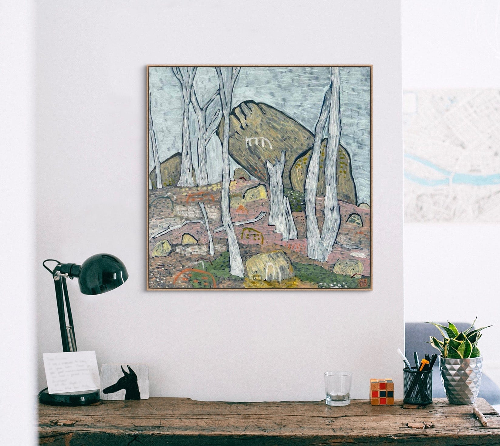 Sunshine Walks With Milo - Original Painting