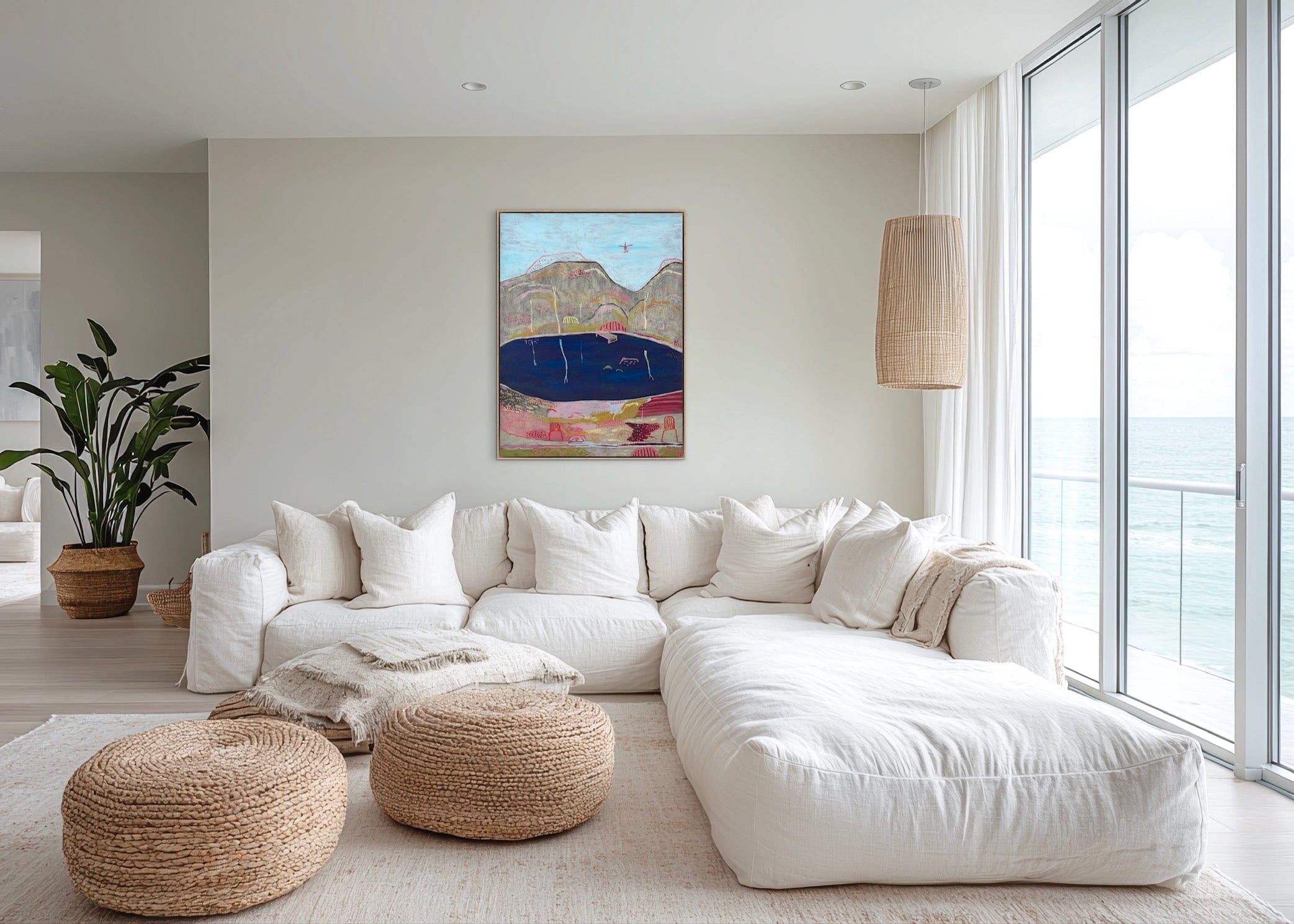 Derek Swims At The Res - Original Art