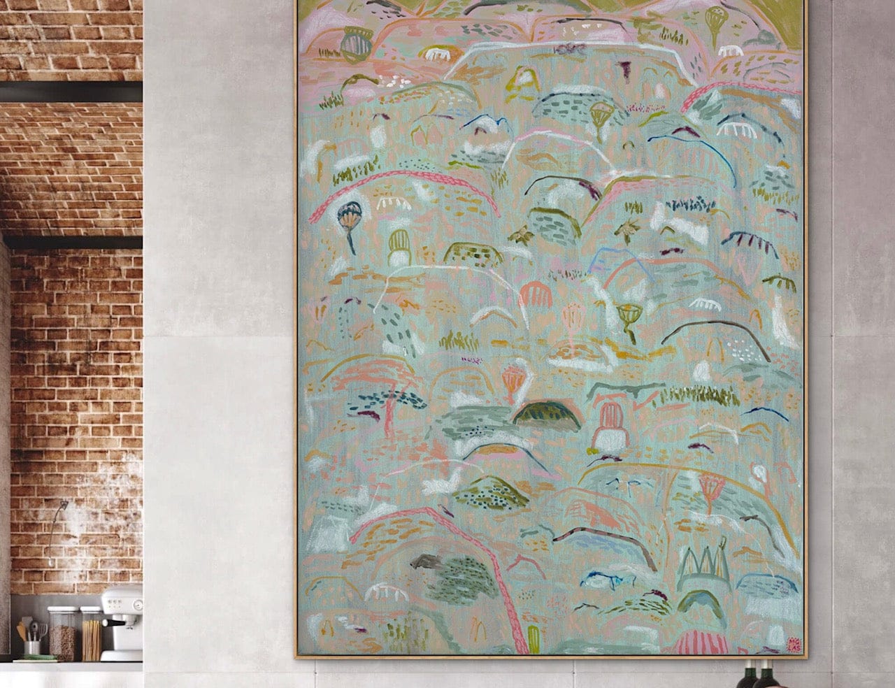 Proteas In Welsh Village - Original Art