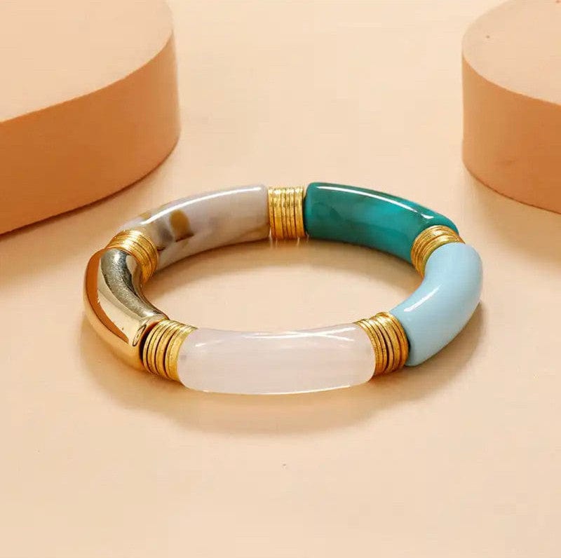 Lillian Bracelet - Blue and Gold