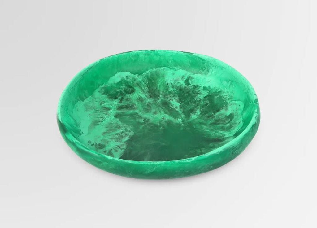 Medium Resin Earth Bowl - Leaf