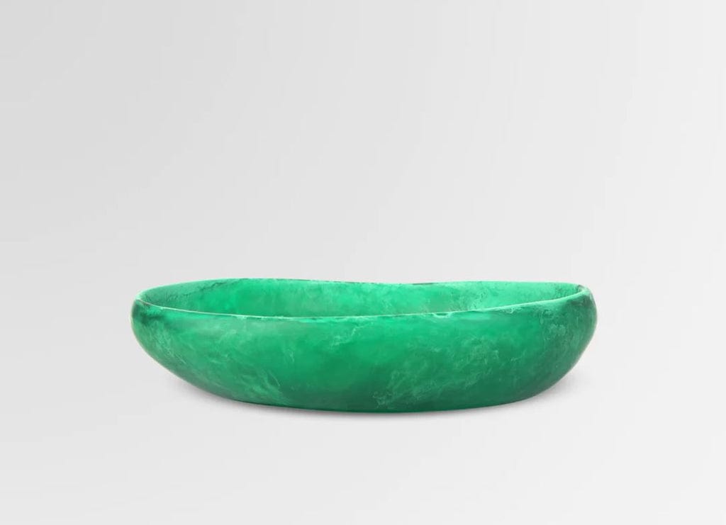 Medium Resin Earth Bowl - Leaf