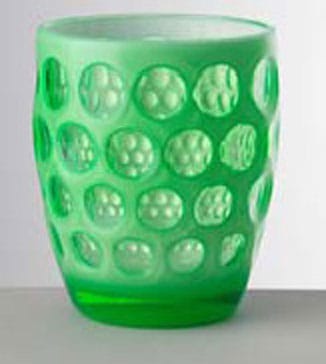 Mario Luca Giusti Lente Set of 2 Small Tumbler- Fluro Green