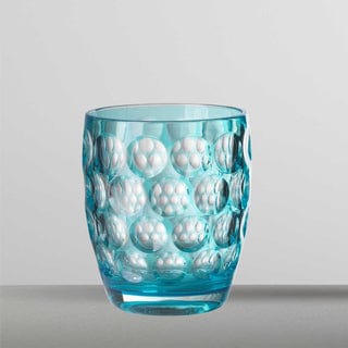 Mario Luca Giusti Lente Set of 2 Short Tumbler- Turquoise