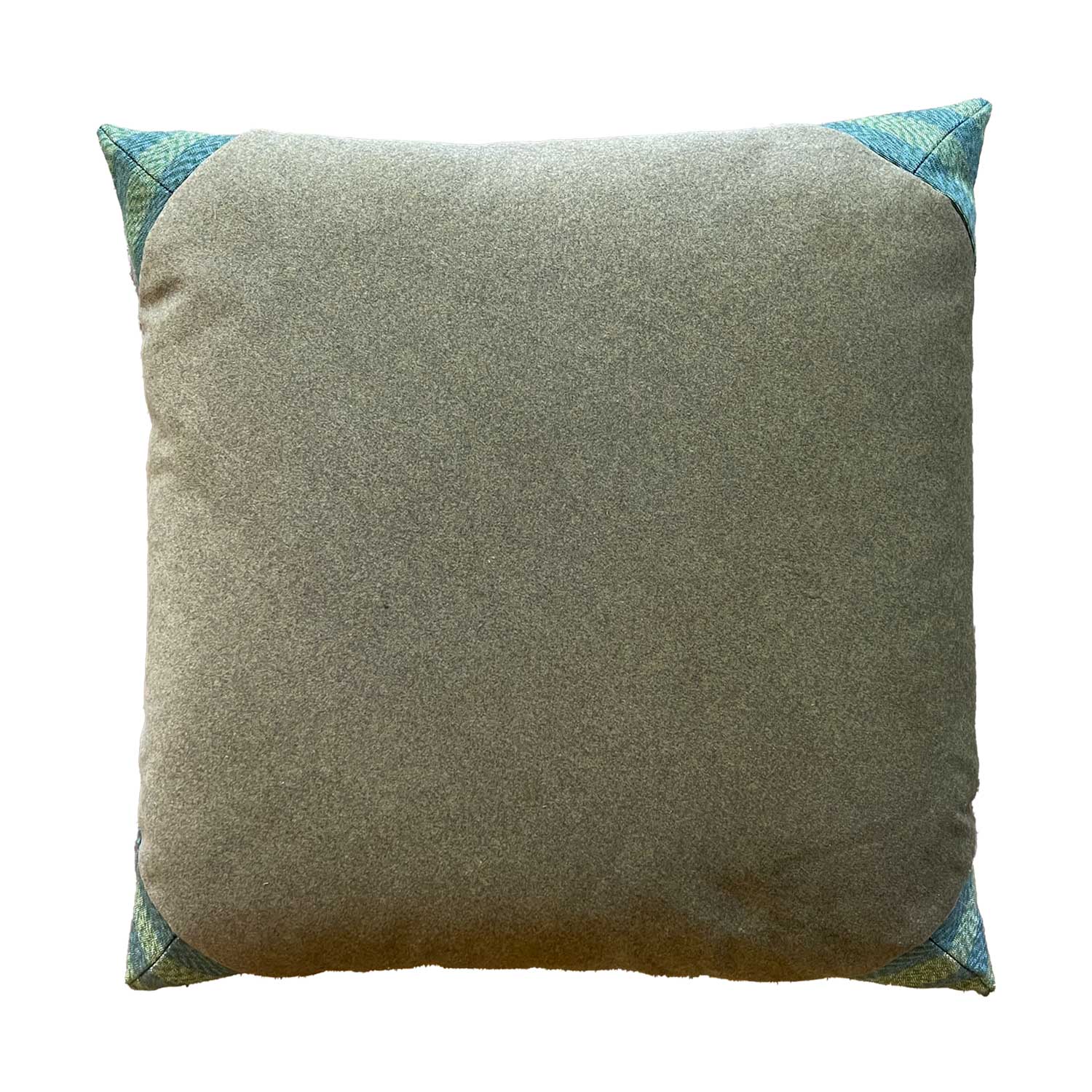 Hand Made Cushion - Moss Star