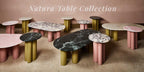 Natura Pink Onyx Side Table