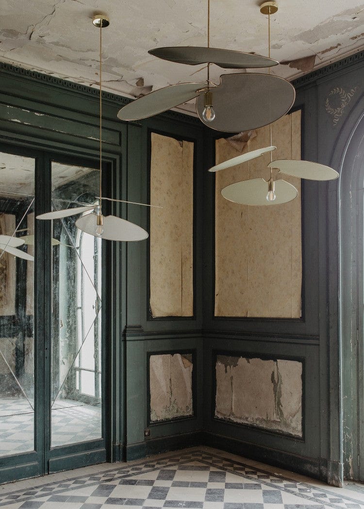 Georges French Petal Pendant Light - Pensee