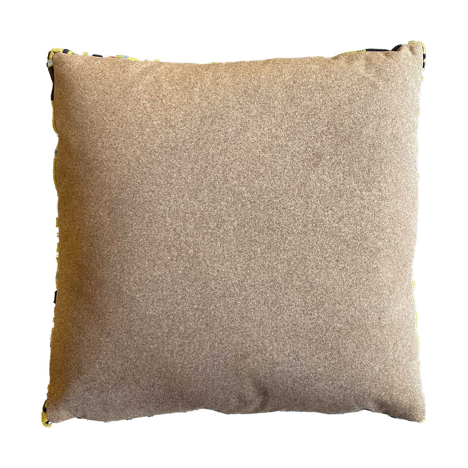 Hand Made Cushion - Pistachio & Mushroon