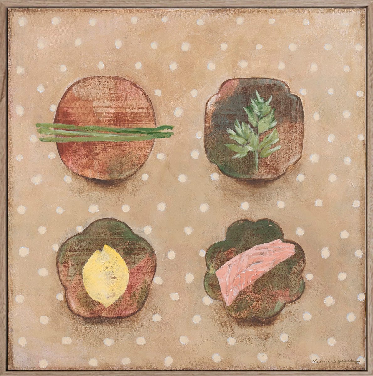 Salmon + Sperage - Limited Edition Print