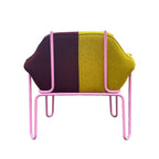 Sister Lounge Armchair - Mustard & Plum