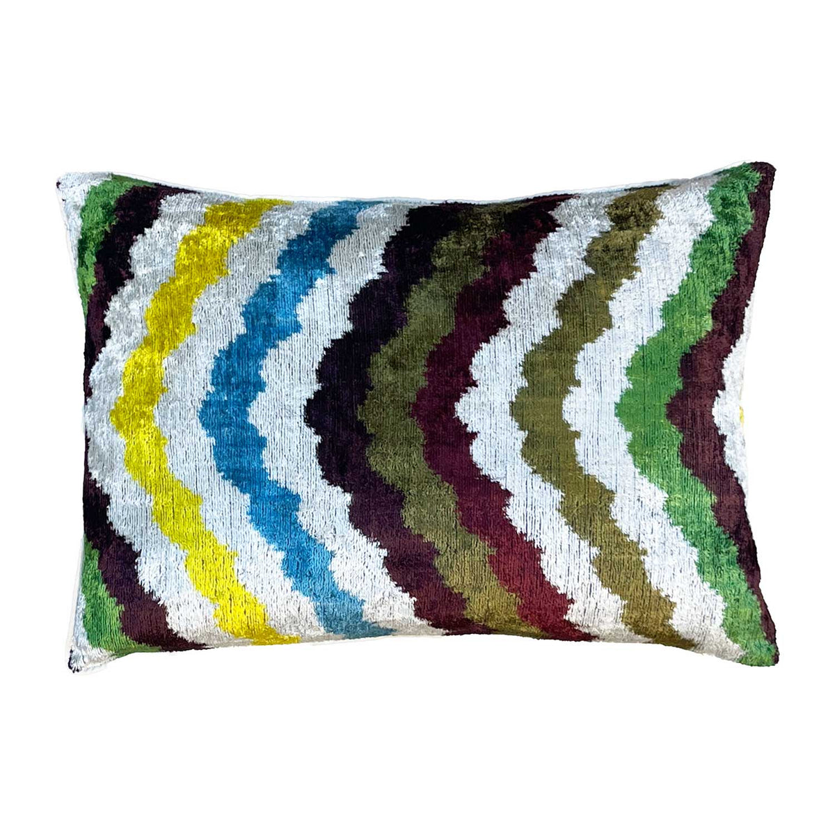 Sultan Silk Cushion in Kaleidoscope