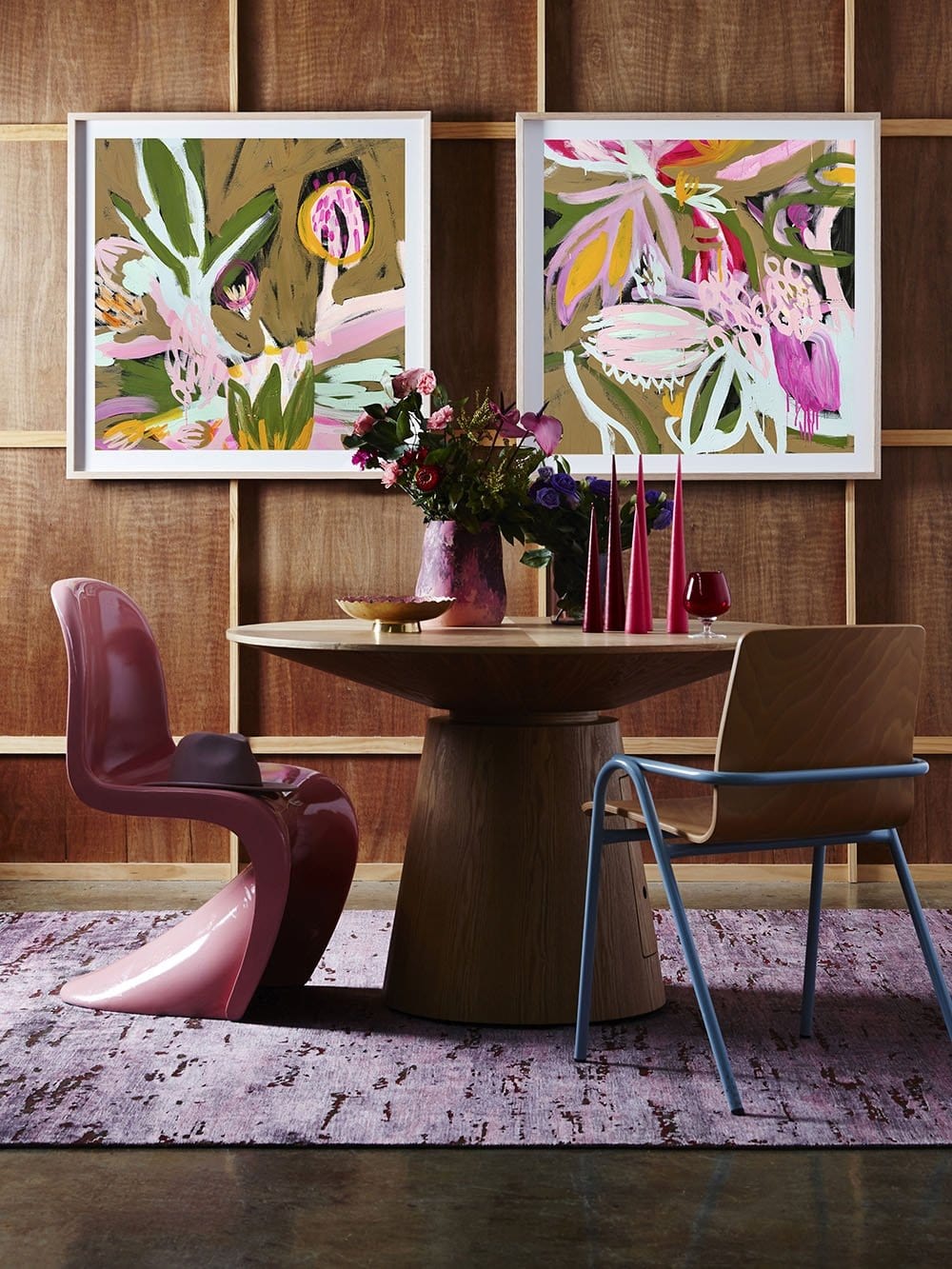 Neon Natives & Cow Hide 2 - Limited Edition Print-Prints-Morgan Jamieson-Greenhouse Interiors