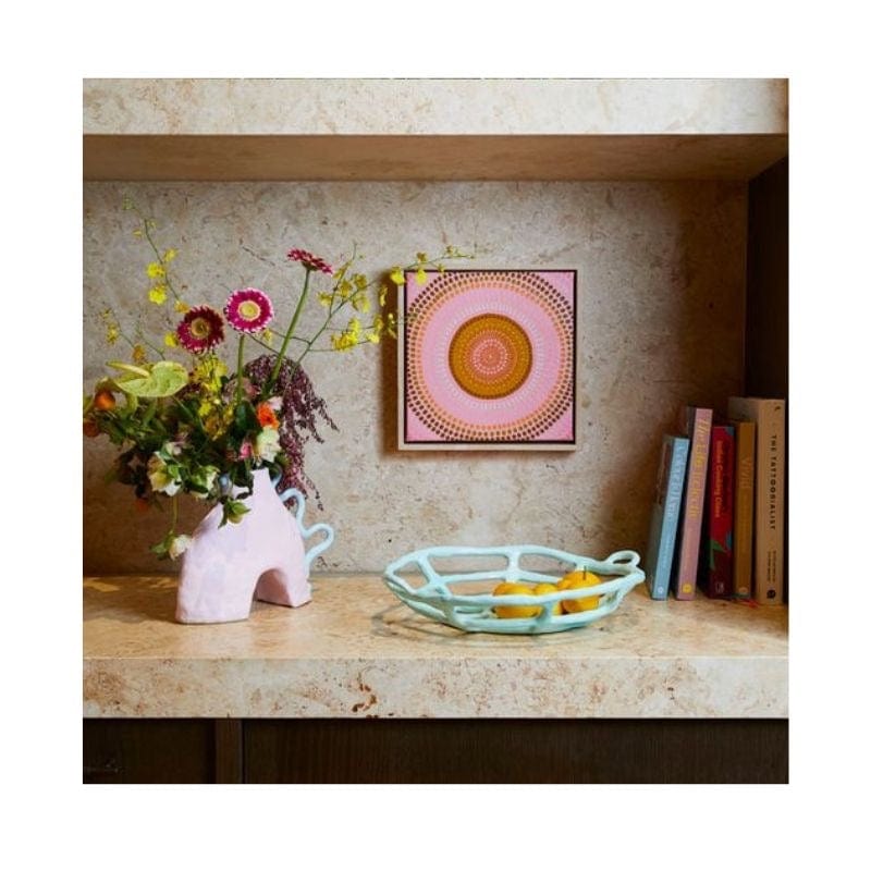 Baby Blue Porcelain Fruit Bowl