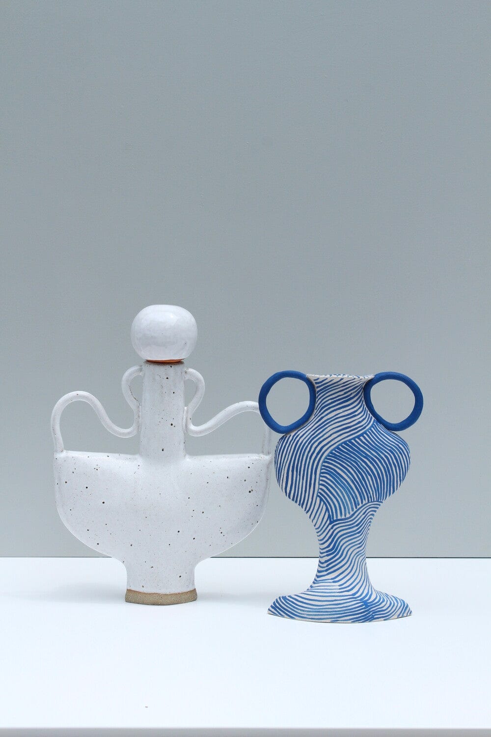 The Ebb Vase In Blue