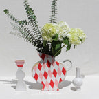 Large Red Diamond Jug