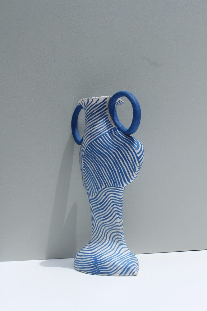The Ebb Vase In Blue