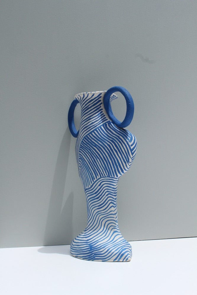 The Ebb Vase In Blue