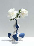 Cobalt Blue Groovy Vessel