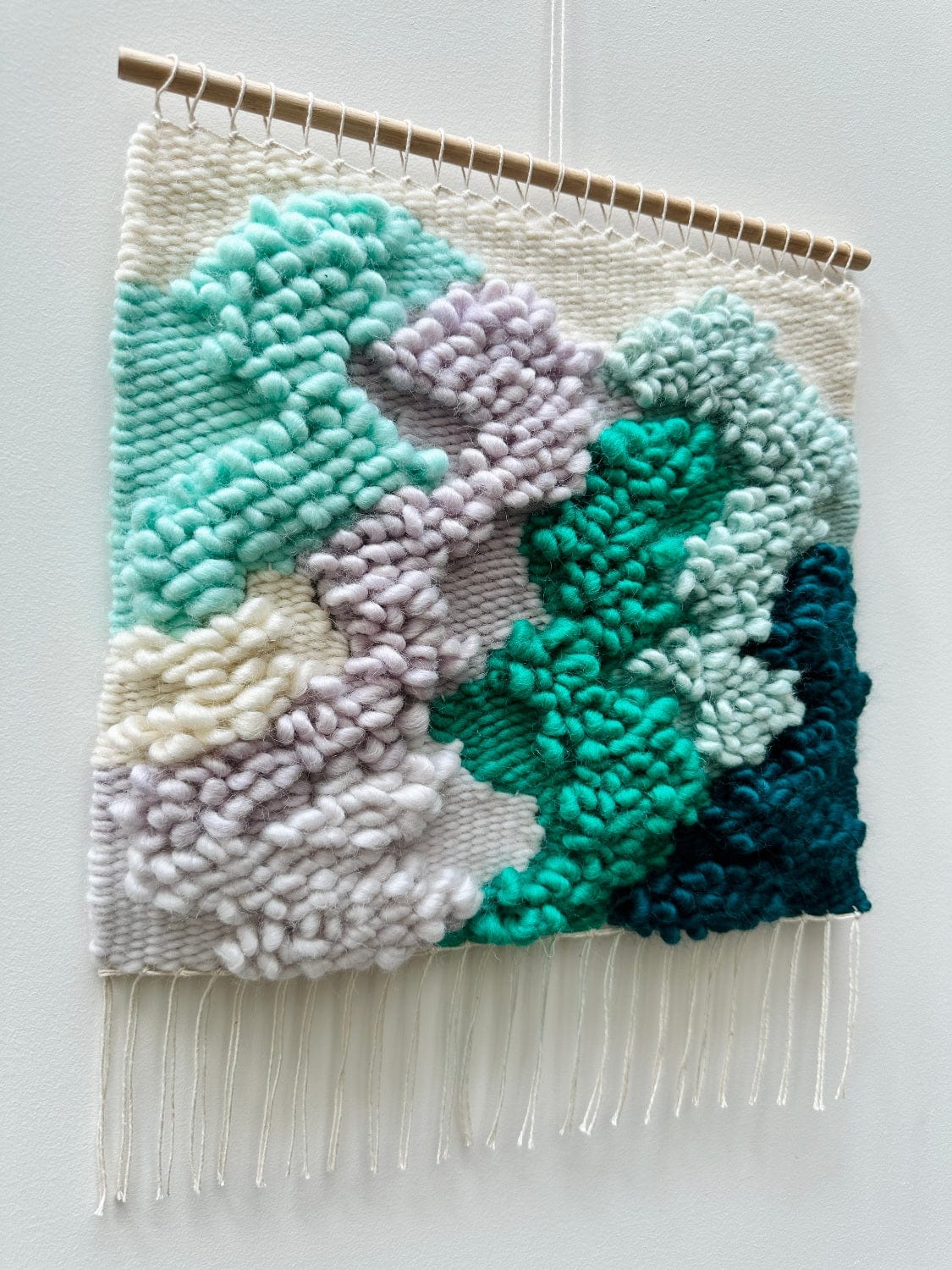 Iris Mini 1 - Handwoven Art