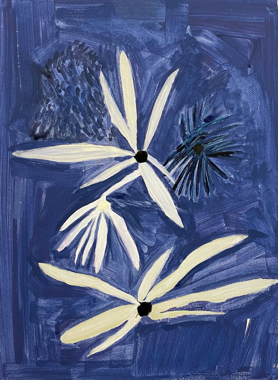 Blue Flower Field - Print