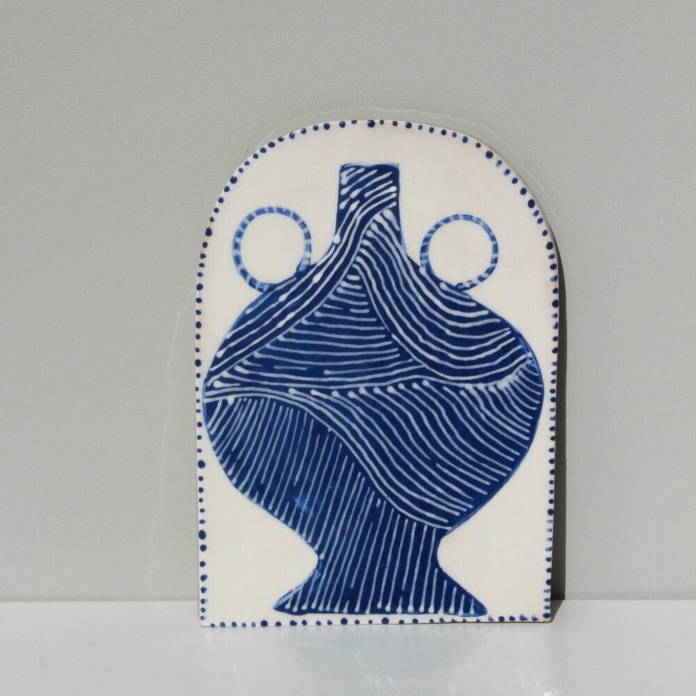 Blue Vase Art Tile